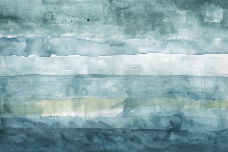 Stormy Seas in Muted Blues