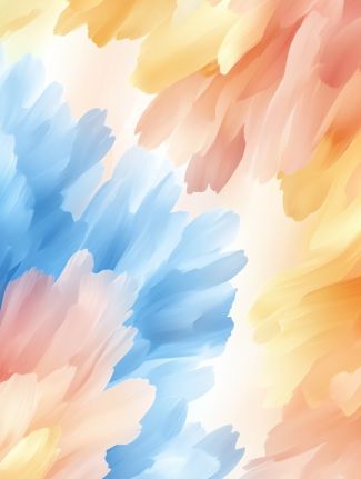 Soft Watercolor Breeze in Pastels