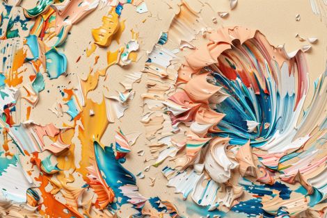 Sculptural Bloom in Sunlit Pastels