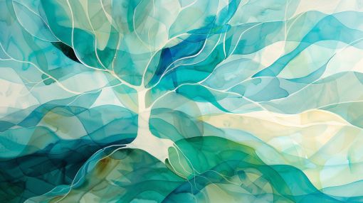 Ethereal Tree of Flowing Waters