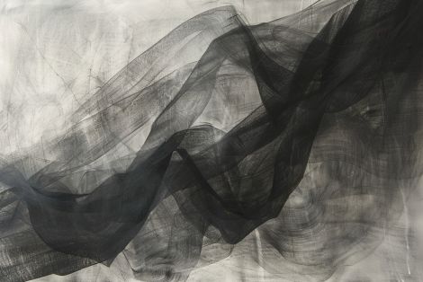Veiled Currents in Charcoal Mist
