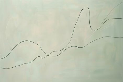 Gentle Currents on Pale Green