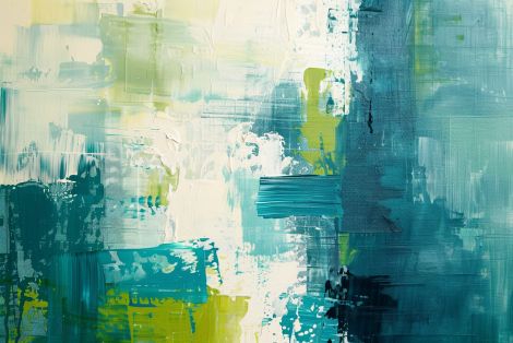 Teal Currents Through Morning Light