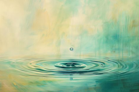 Ripple of Serenity in Still Waters