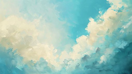 Ethereal Clouds in Turquoise Skies