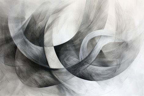 Flowing Currents in Charcoal Motion