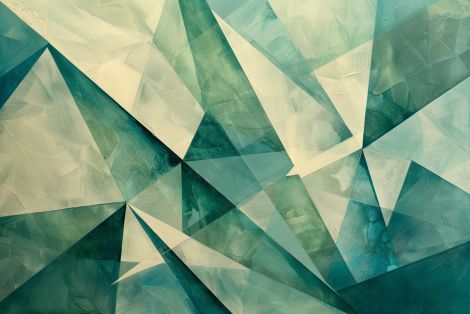 Crystalline Depths in Emerald Light