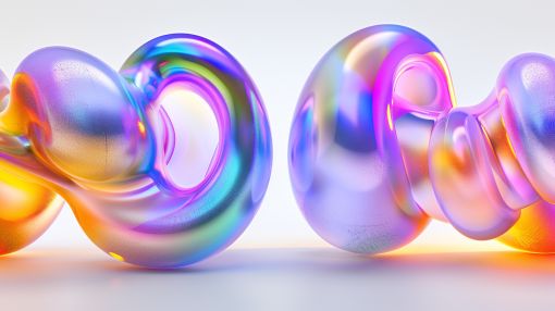Iridescent Flow of Liquid Dreams