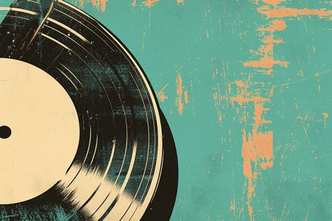 Vintage Vinyl Record Retro Groove