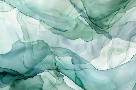 Emerald Tides in Flowing Harmony