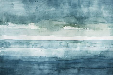 Stormy Seas in Quiet Blue