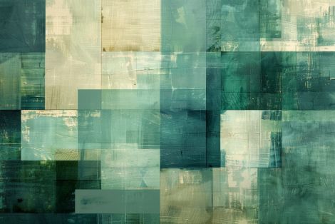 Teal Fragments in Layered Harmony
