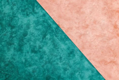 Teal and Coral Marble Divide
