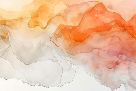 Warm Ember Waves in Soft Light