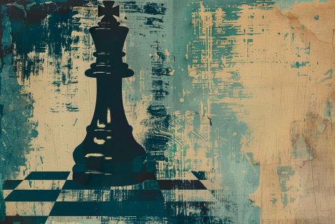 Royal Gambit in Teal and Gold