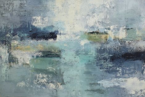 Misty Waters in Blue and Teal