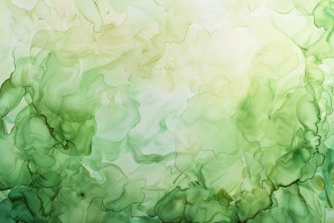 Emerald Mist Flowing Through Light