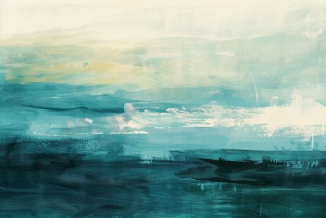 Teal Horizon at Morning Light