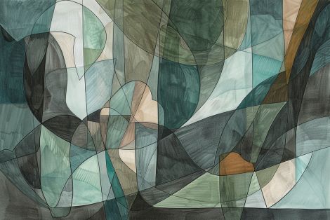 Emerald Currents in Shifting Light