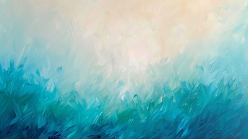 Teal Mist Rising at Dawn
