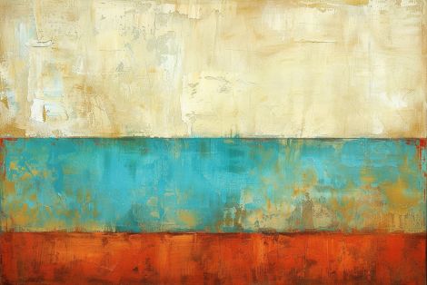 Horizon Lines in Warm Earth Tones