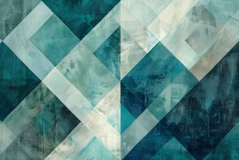 Teal Geometric Layers of Depth