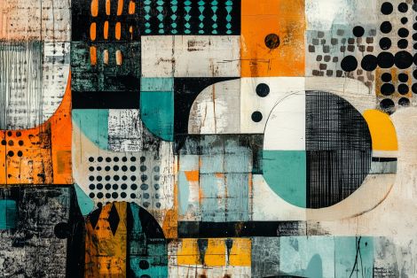 Urban Rhythm in Teal and Orange