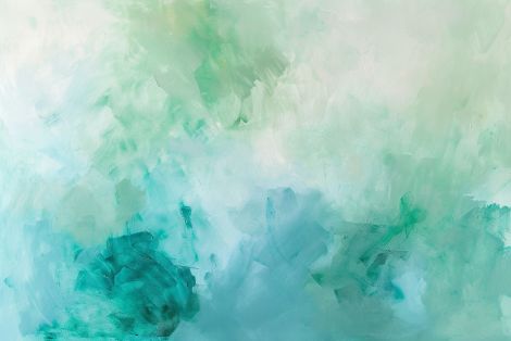 Ethereal Teal Mist in Motion