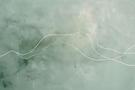 Whispered Lines Across Sage Mist