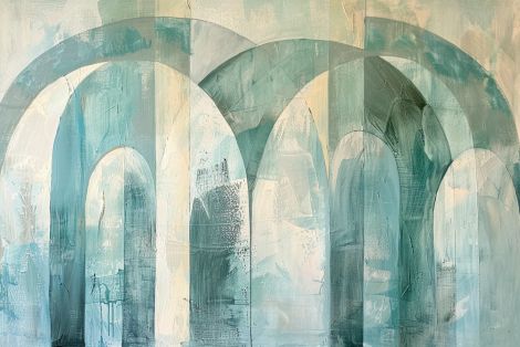 Ethereal Arches in Muted Teal