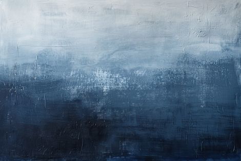 Deep Blue Oceanic Horizon Mist