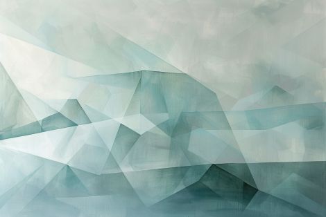 Crystalline Peaks in Glacial Light