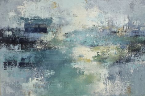 Misty Waters at Twilight Dawn