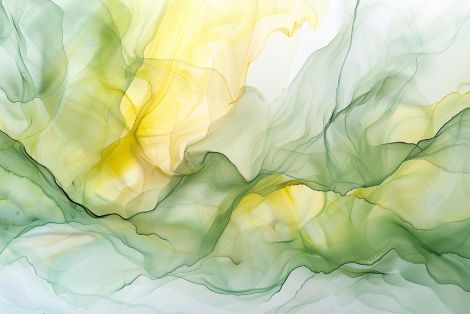 Emerald Waves in Golden Light