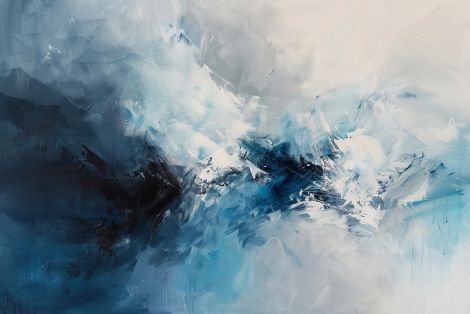 Tempest Rising in Ocean Blue