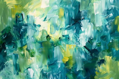 Emerald Currents in Morning Light