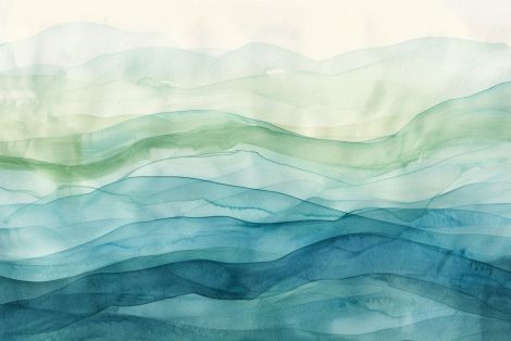 Flowing Waves of Tranquil Horizon