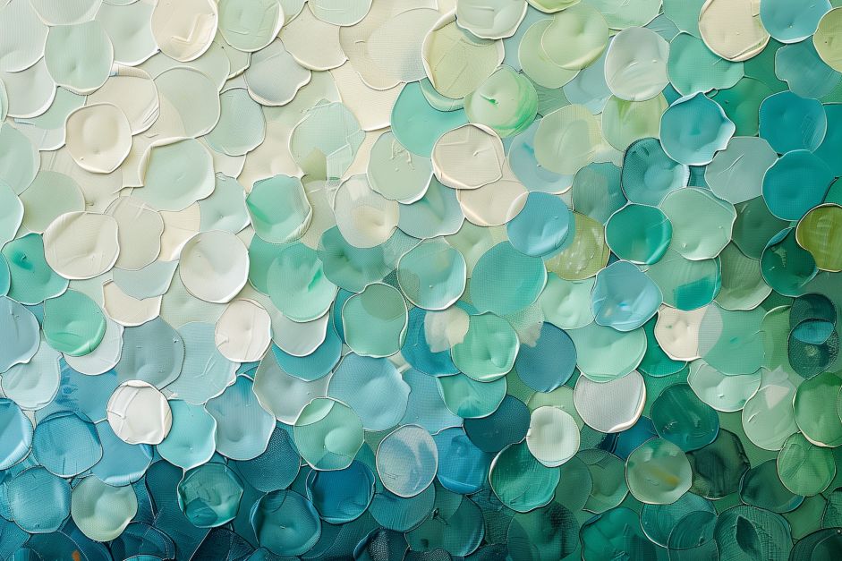 Sea Glass Petals in Coastal Light