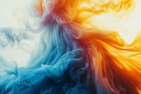 Ethereal Dance of Fire and Ice