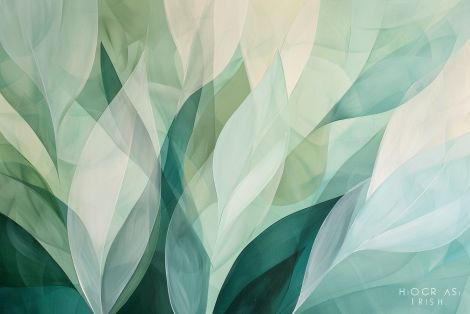 Emerald Leaves in Soft Light