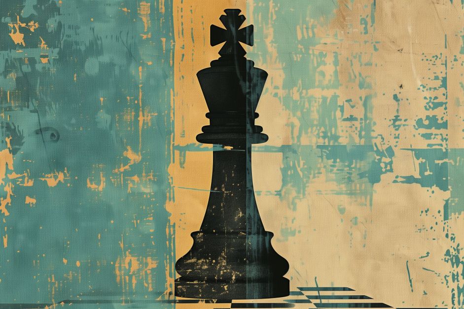 Royal Gambit in Teal and Gold