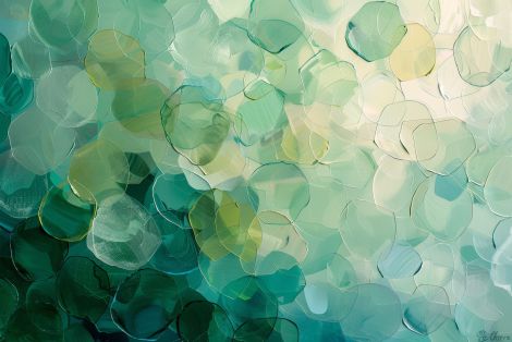 Emerald Petals in Soft Light