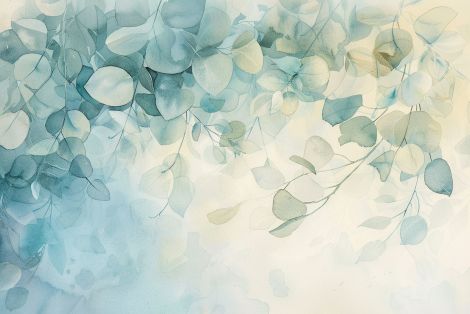 Ethereal Eucalyptus in Soft Watercolor
