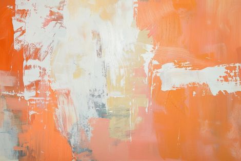 Sunlit Coral Brushstroke Reverie