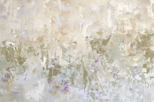 Lavender Whispers in Faded Garden