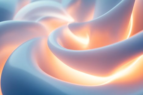 Luminous Folds of Silk Light