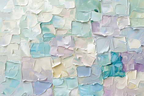 Pastel Mosaic of Gentle Brushstrokes