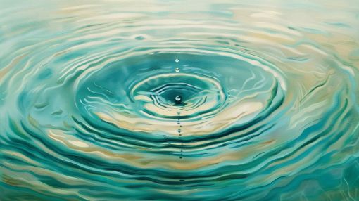 Ripples of Tranquil Turquoise Waters