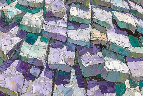 Violet Stones in Fractured Light