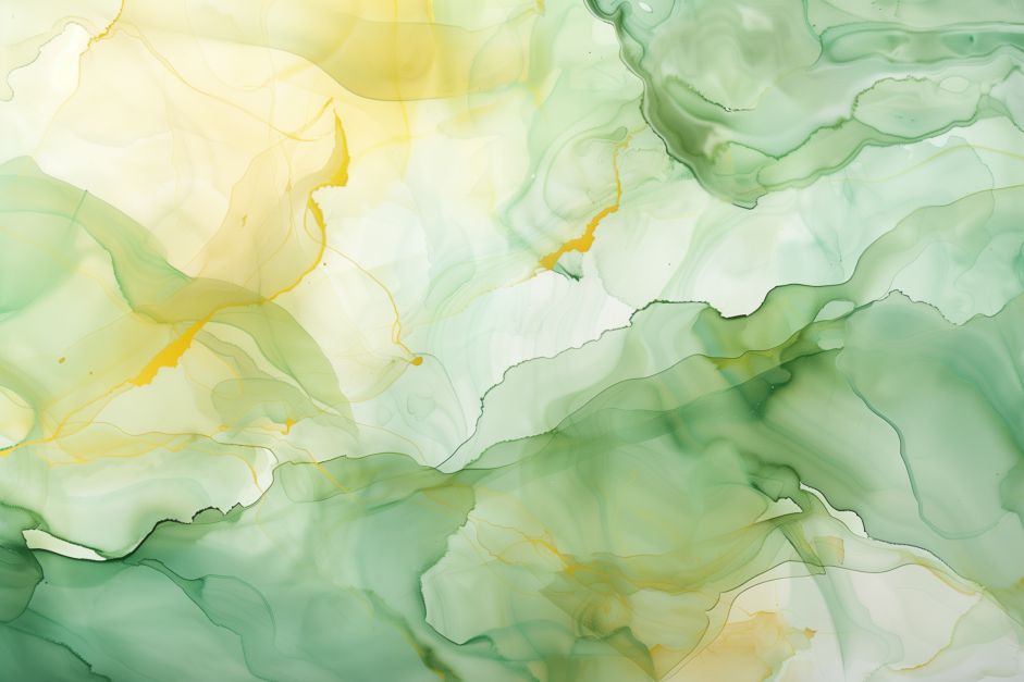 Emerald Mist With Golden Veins